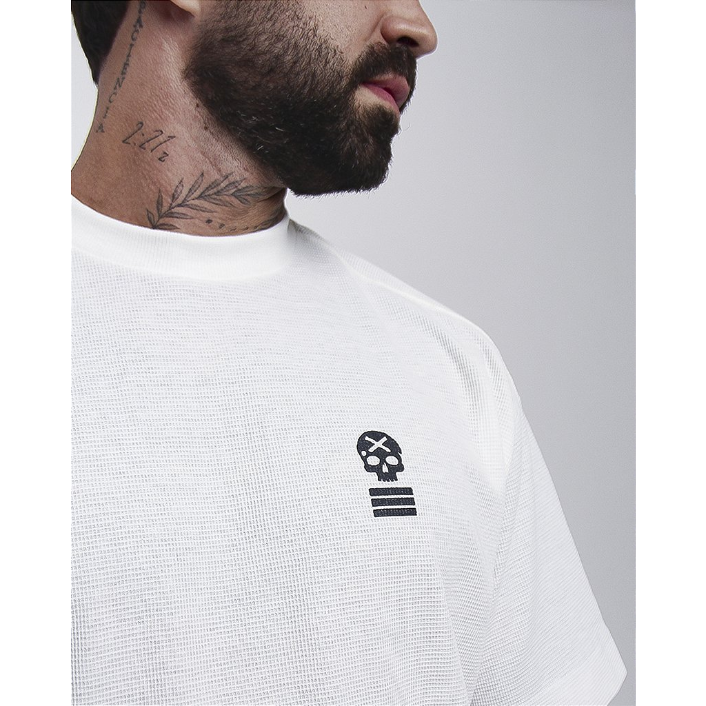 Camiseta Mas. Big Oversized BS Old School - Off