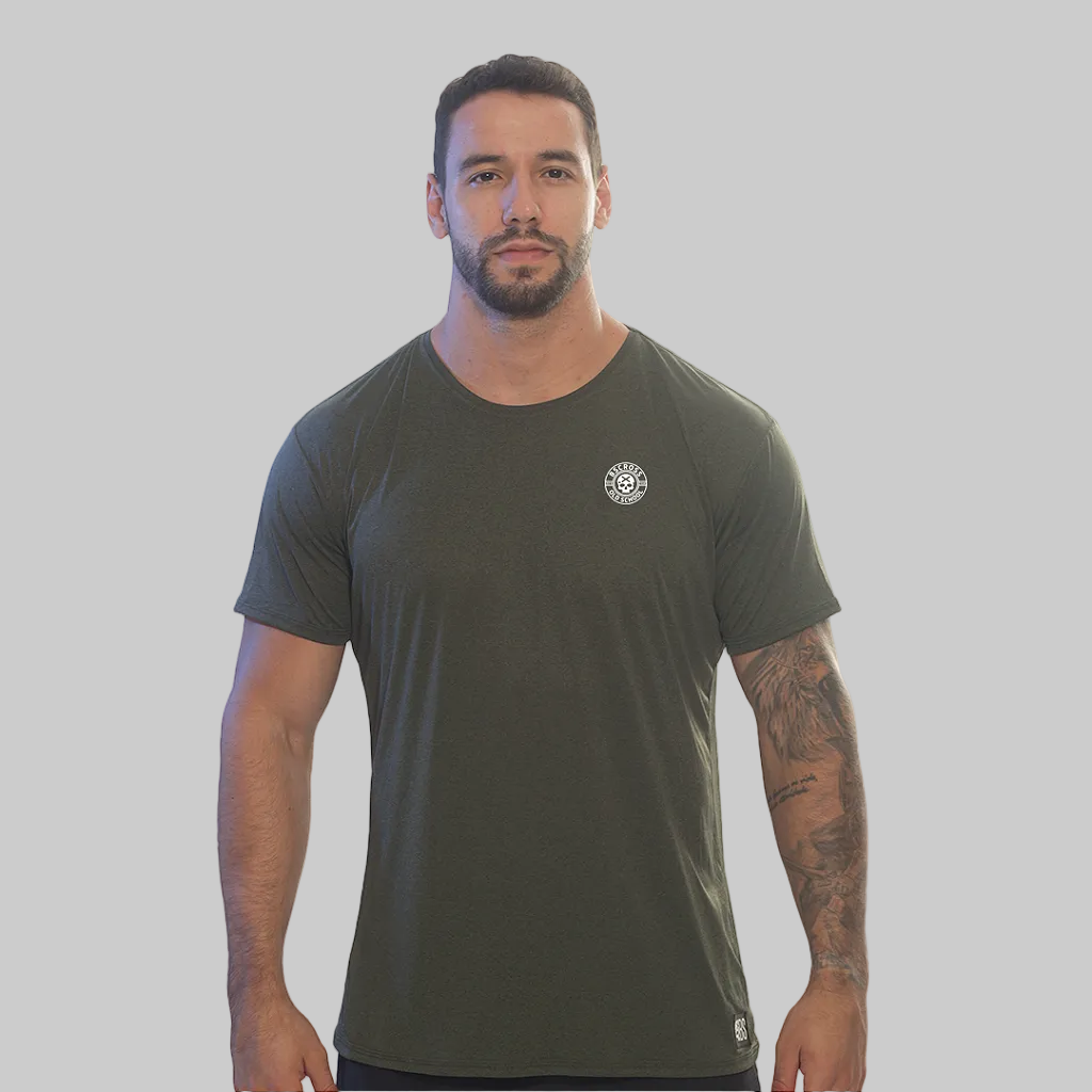 Camiseta Mas. Old School Basic - Verde
