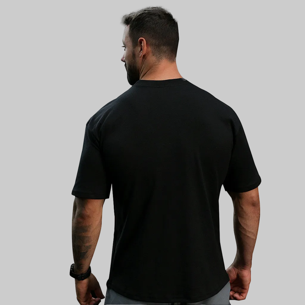 Camiseta Mas. Oversized BS - Preto