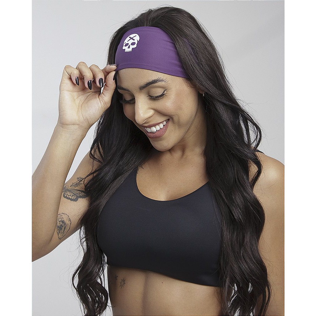 Headband caveira BS - Roxa