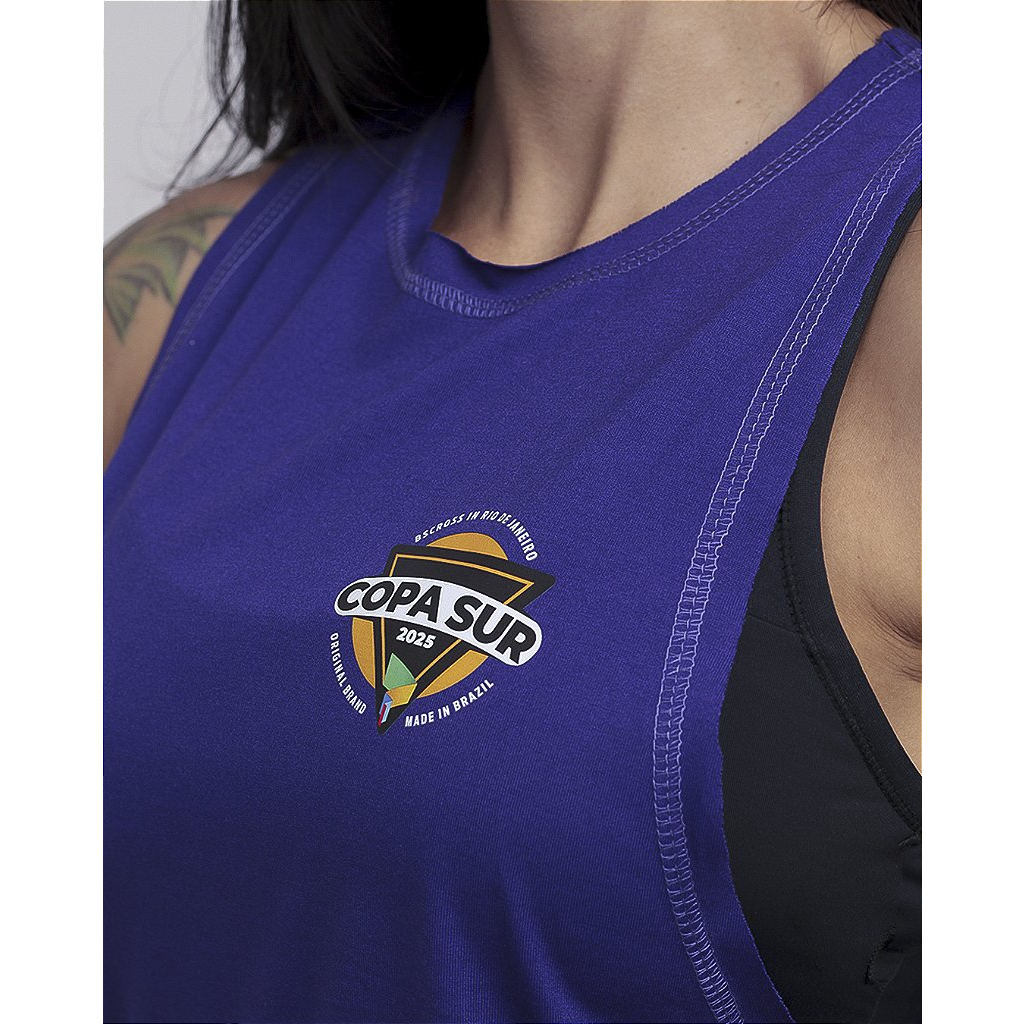 Regata Fem Logo Copa Sur - Roxo