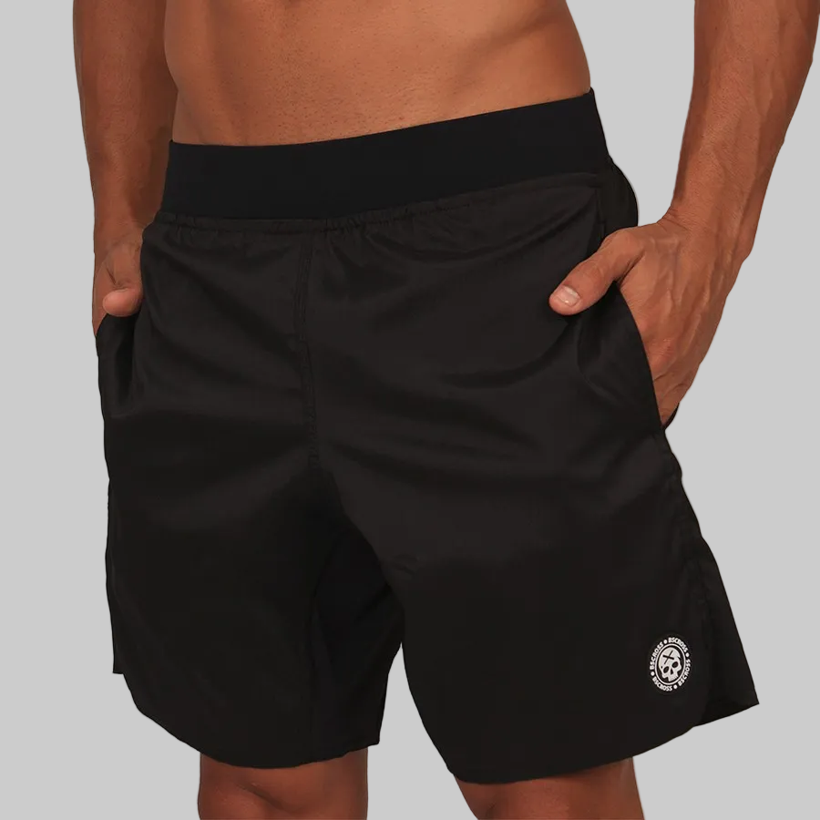 Short básico Cós Estreito - Preto