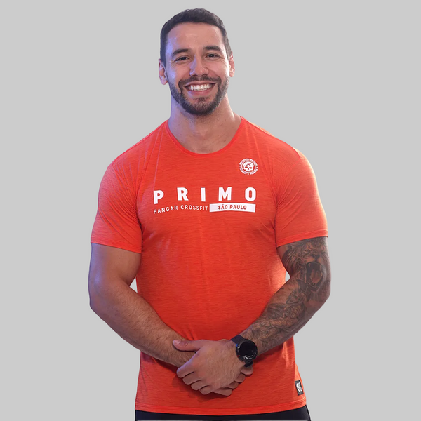 Camiseta Masculina Personalizável Exclusive Team - BS Cross - Laranja