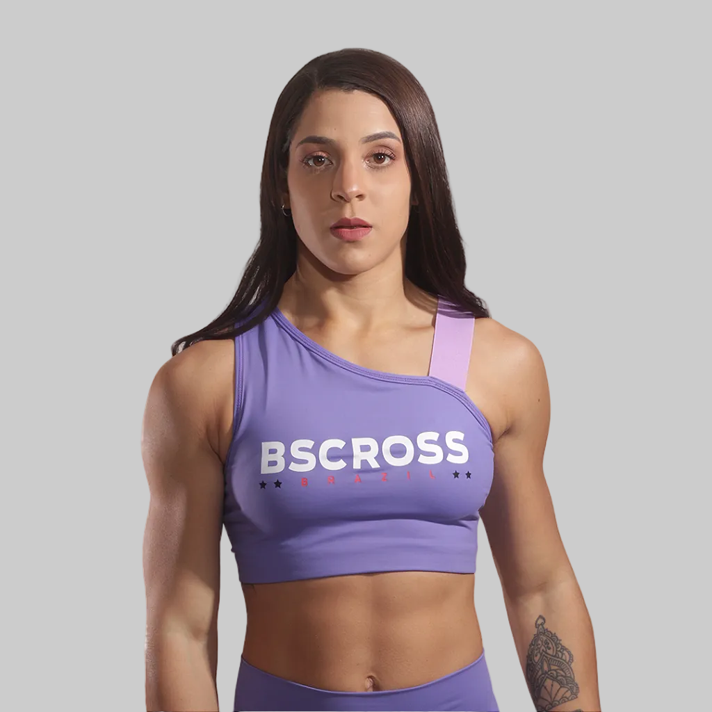 Top Alça Única c/ elástico BSCross - Lilás