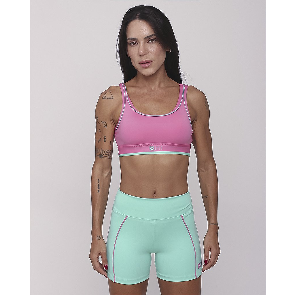 Top c/ Alças com Debrum - Liso Luciana