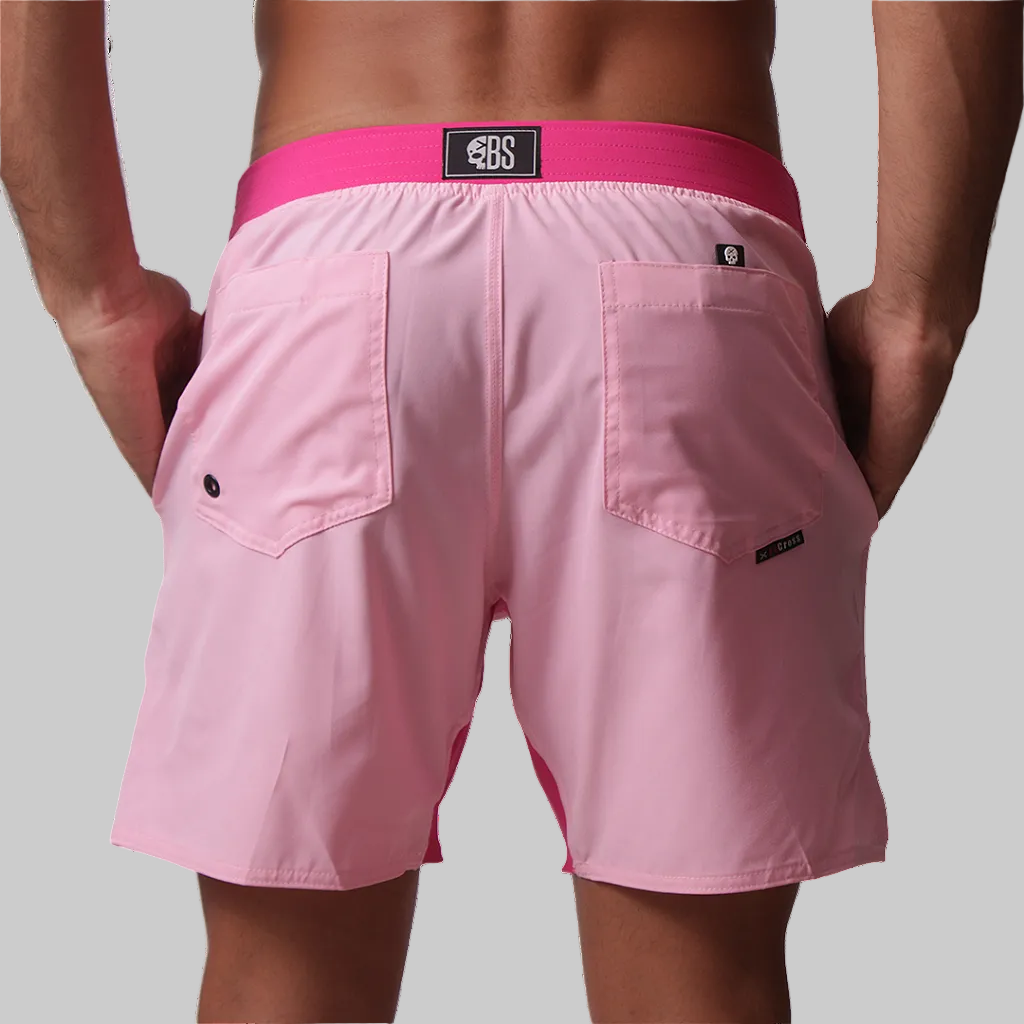 Short Masc Curto c/ Bolso Trazeiro - Rose