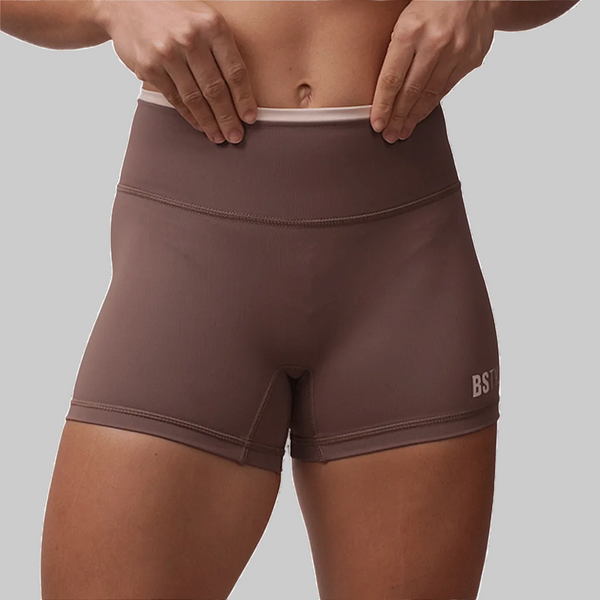 Short Inter Sem Costura  - Castanho