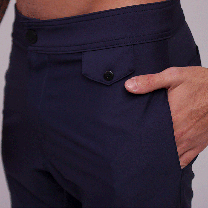 Berm Casual Passeio All in One - Azul Marinho