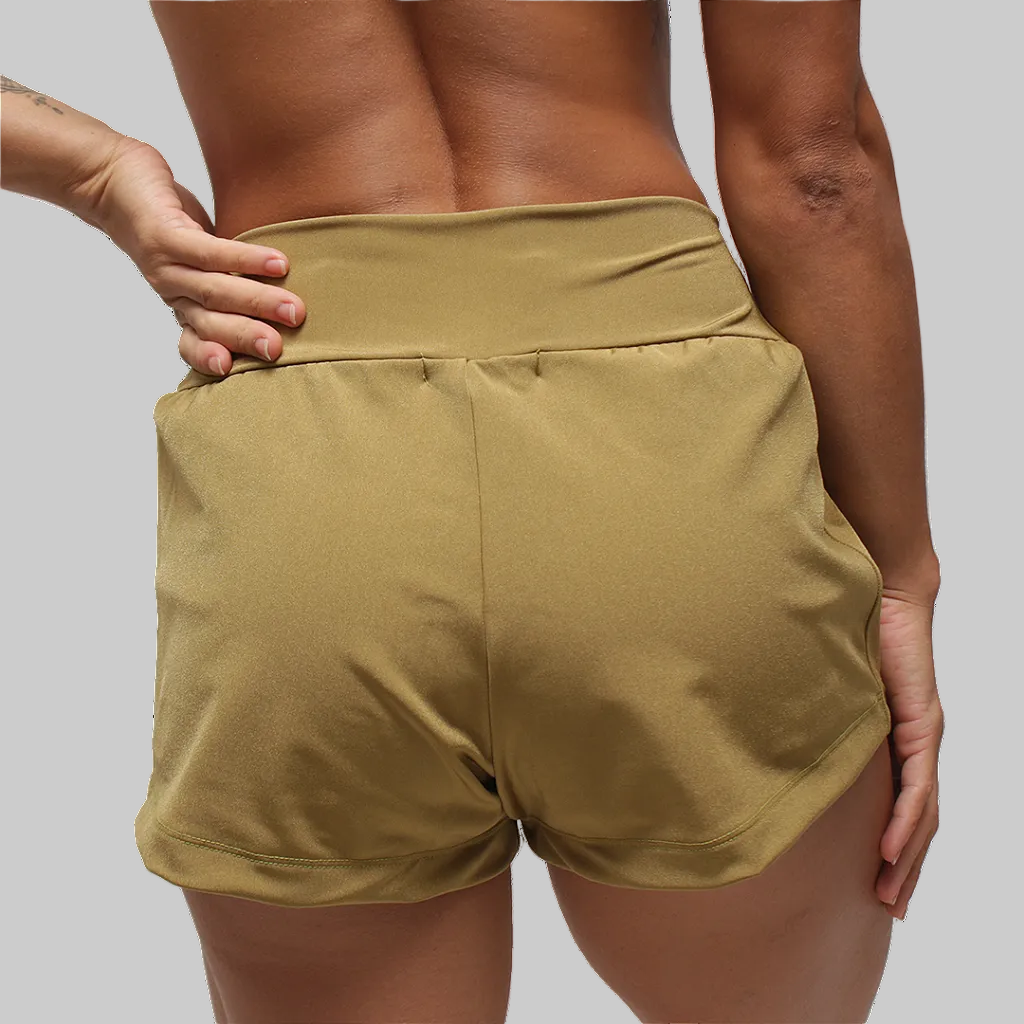 Short fem. Flow Interm. - Verde Musgo