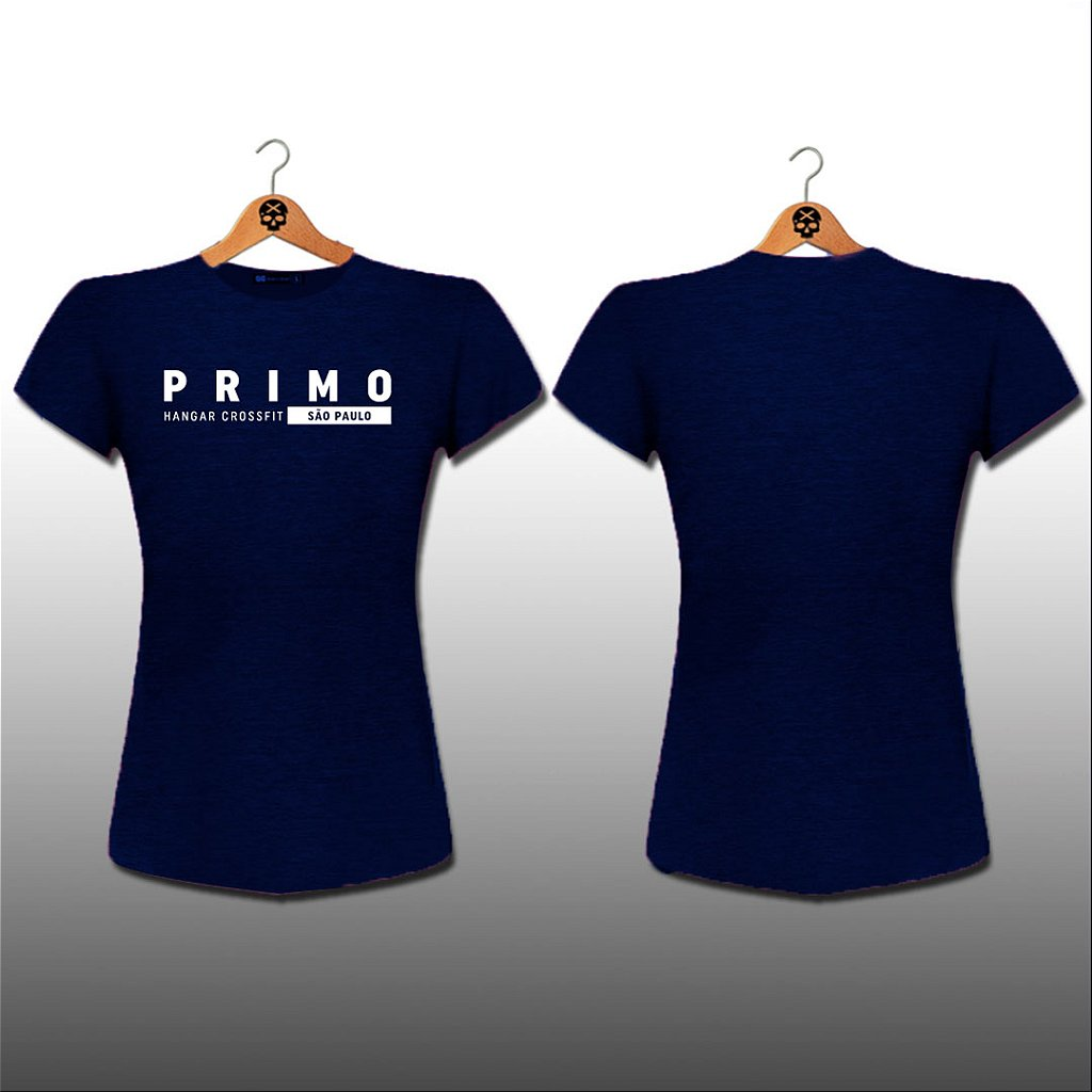 Camiseta Feminina Personalizável Exclusive Team - BS Cross - Marinho