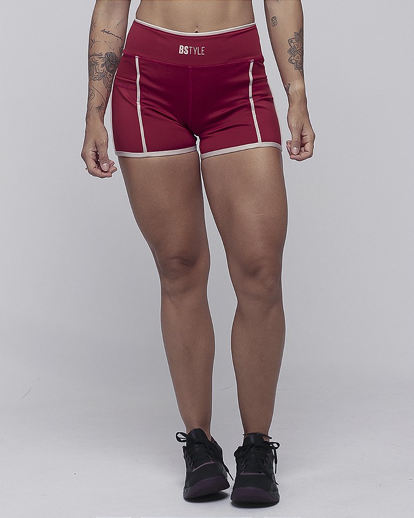 Short Intermediário c/ Bolso e Debrum - Rubi