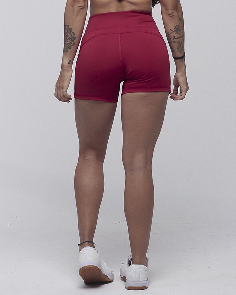 Short Fem Corrida - Vermelho