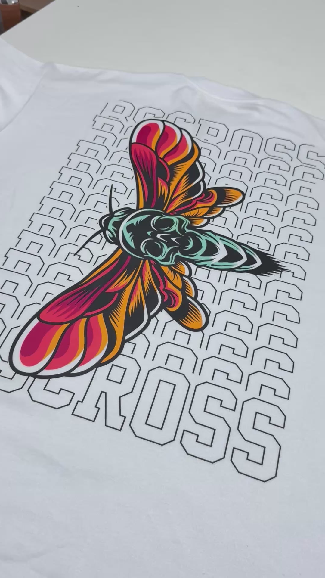 Oversized Exclusive - Break The Rules Butterfly Branca