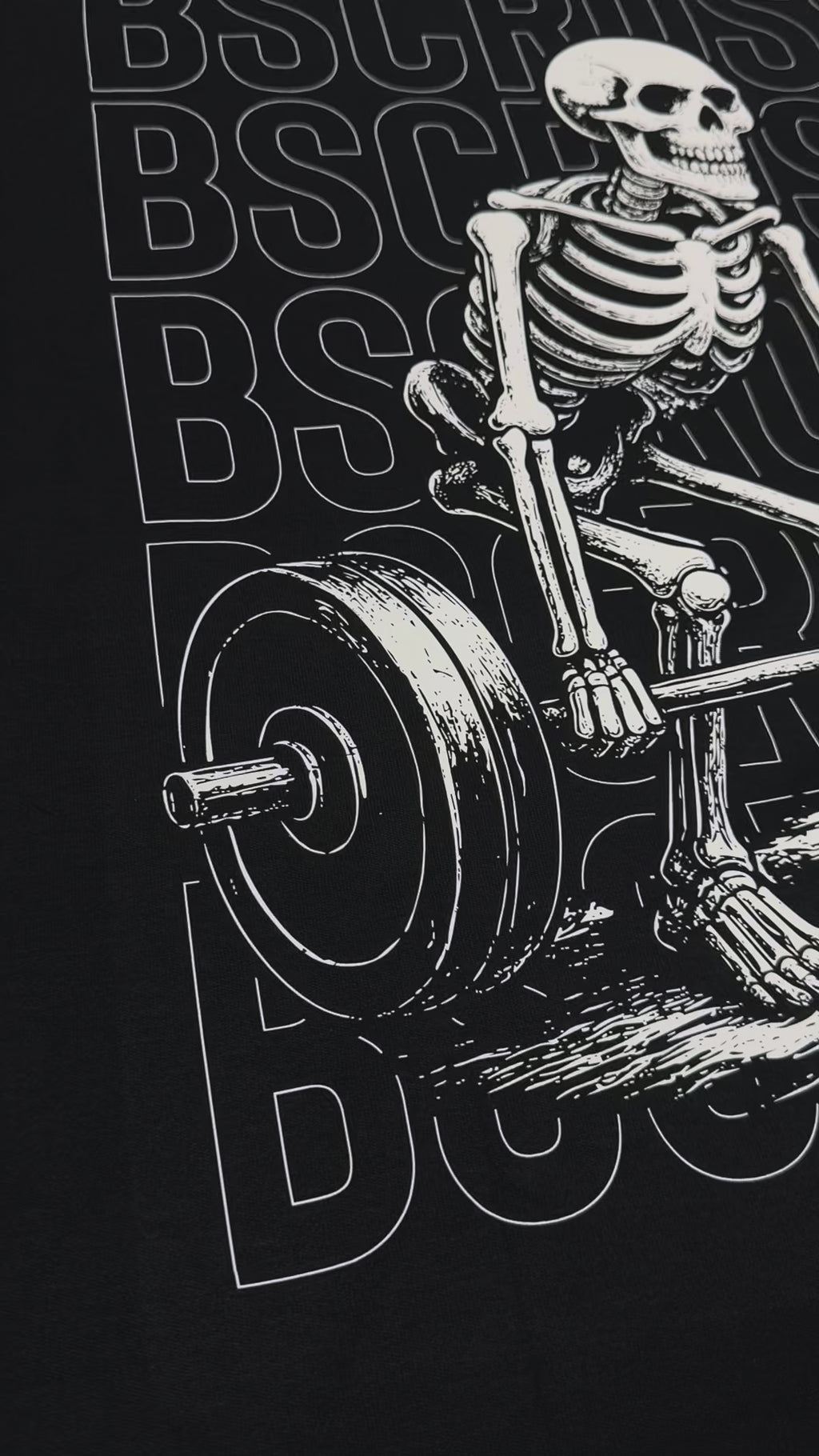 Oversized Exclusive - Skull Deadlift Preta