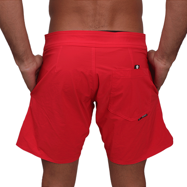 Berm Masc Curta Pro Impermeável - Vermelho