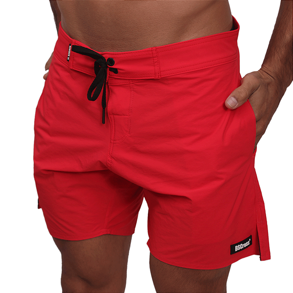 Berm Masc Curta Pro Impermeável - Vermelho