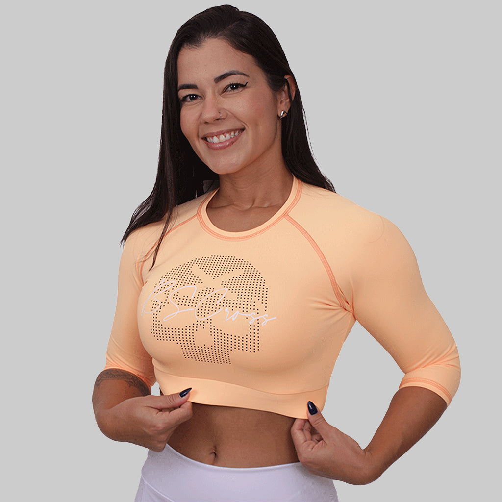Cropped Raglan Manga 3/4 - Salmao