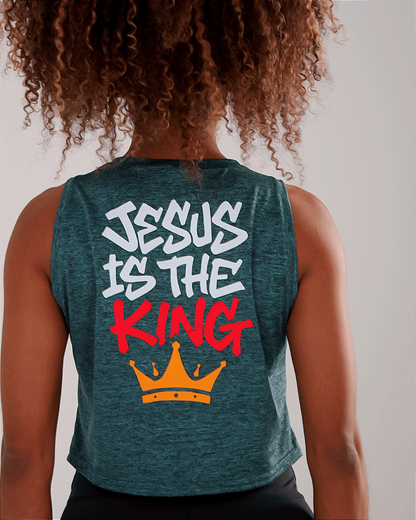 Cropped BS Jesus is King - Verde