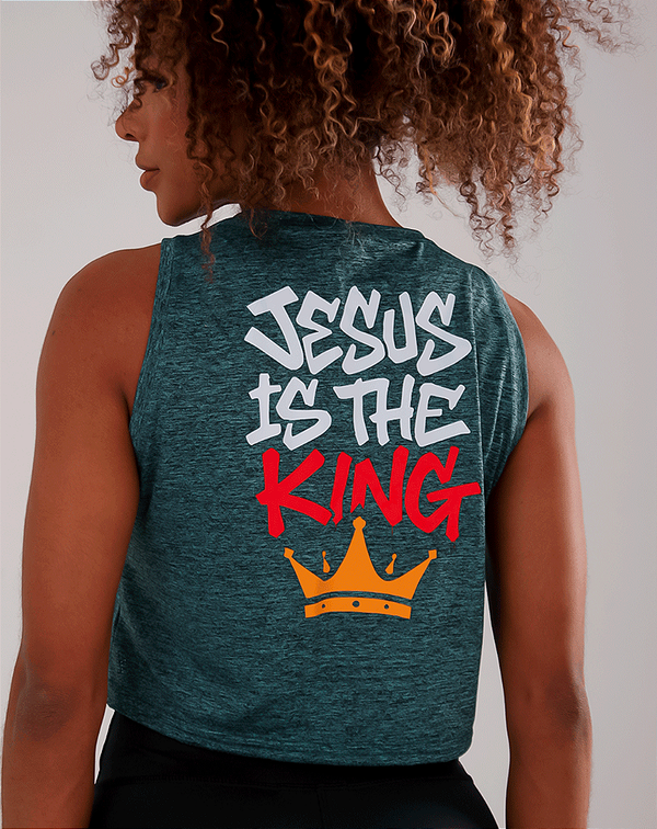 Cropped BS Jesus is King - Verde