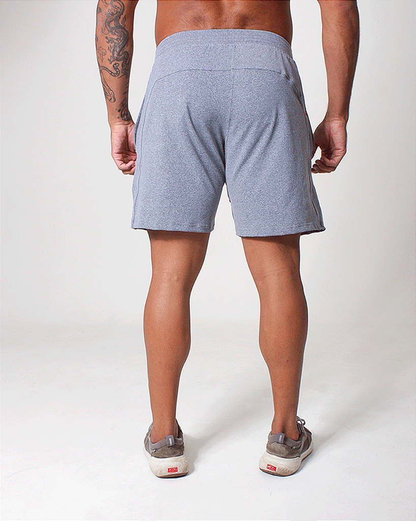 Short Masc c/ Recortes - Chumbo