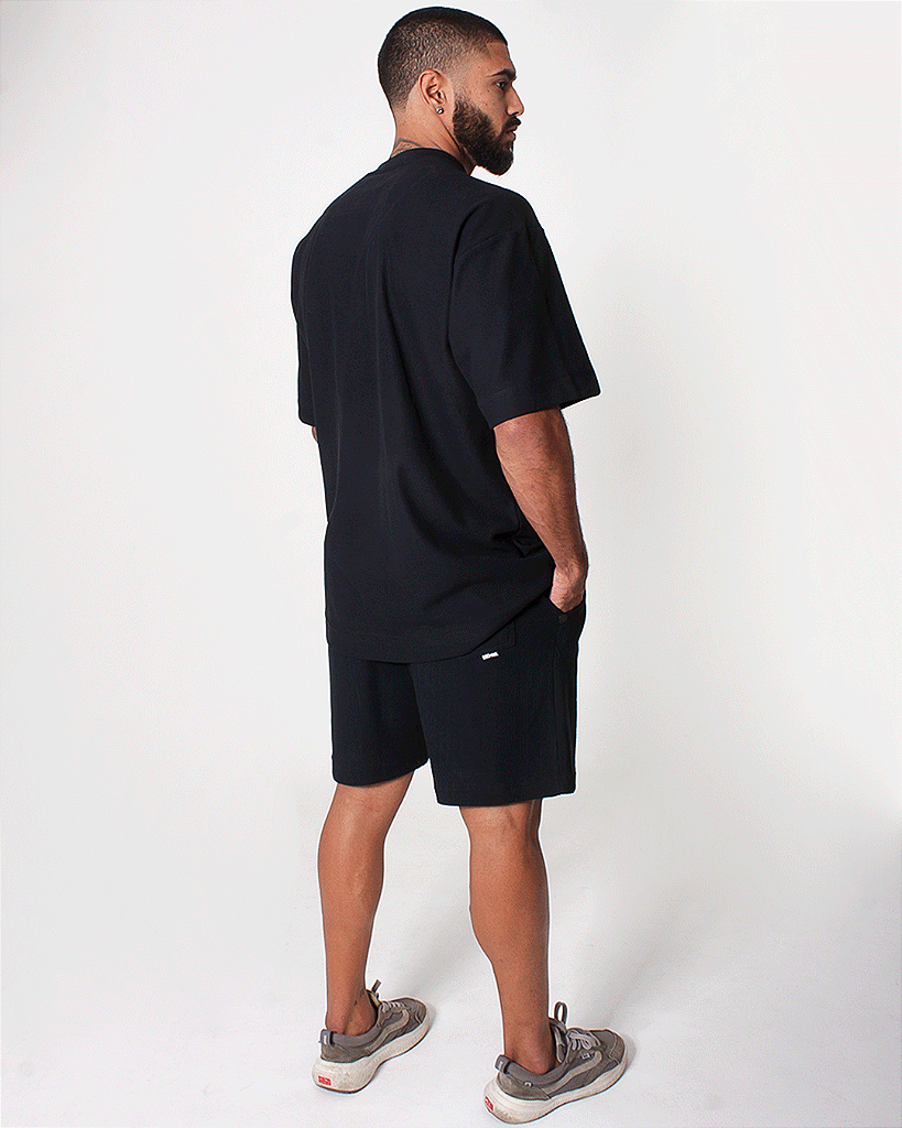 Big Oversized BS Assinatura Preto