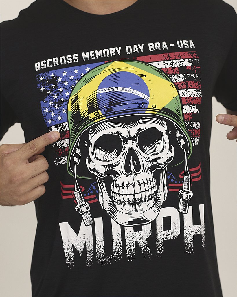 Camiseta MURPH MEMORY - Preto