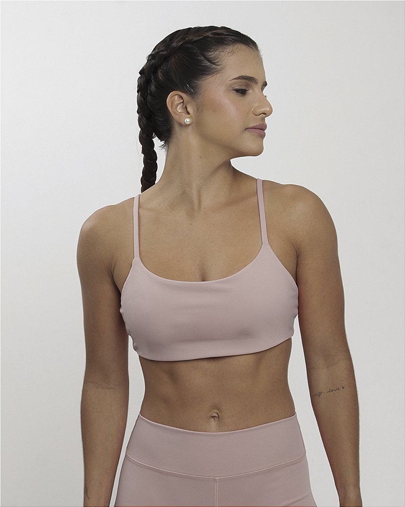 Top Com Alças Basica - Satin