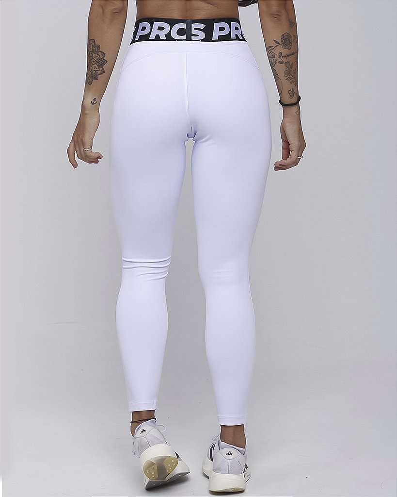 Legging BS PRO alta COMPRESSÃO - Branco
