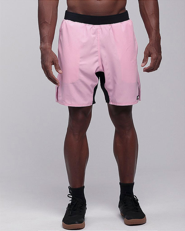Short Masc Tactel Cos Estreito - Rose