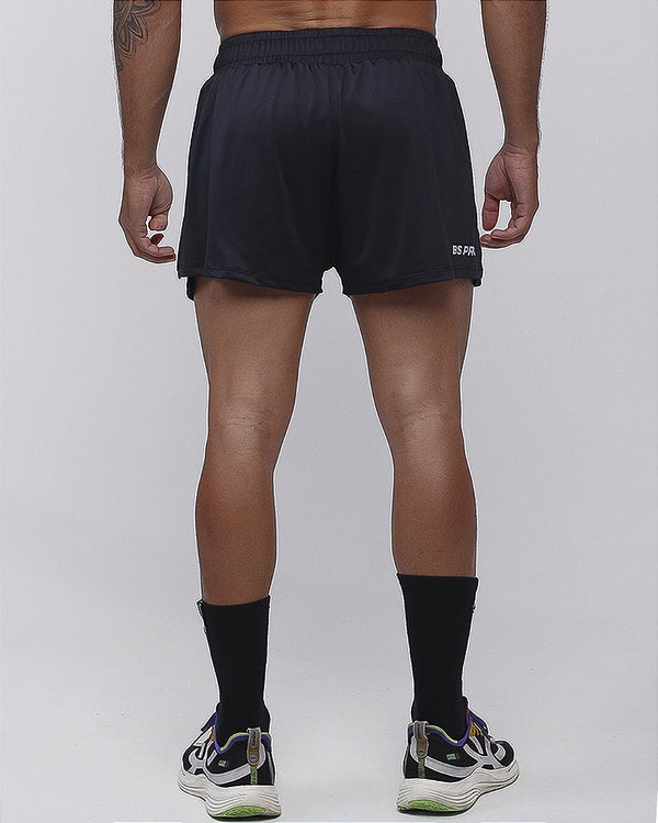 Short Masc Híbrido Running - Preto