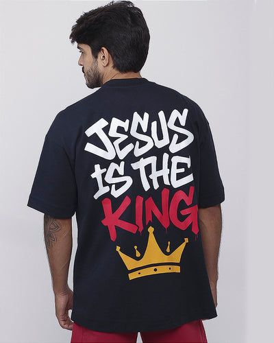 Cam Big Oversized Jesus King - Preto