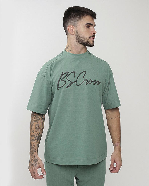Camiseta Mas. Big Oversized BS  - Verde
