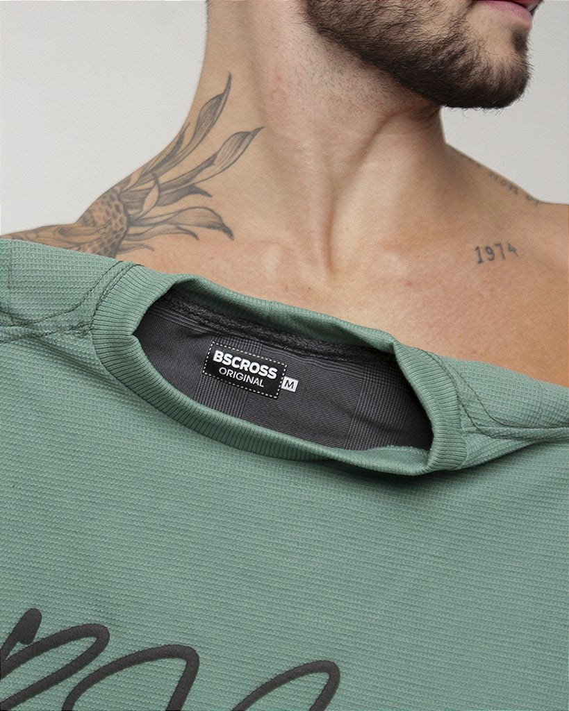 Camiseta Mas. Big Oversized BS  - Verde