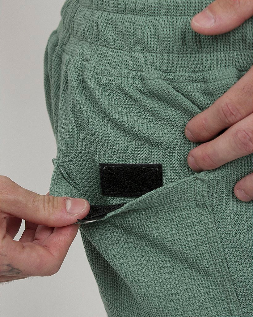 Short masc C/ Malha Trabalhada - Verde