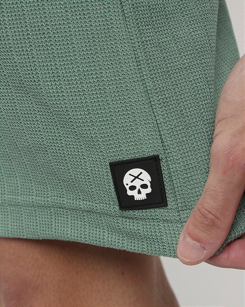 Short masc C/ Malha Trabalhada - Verde