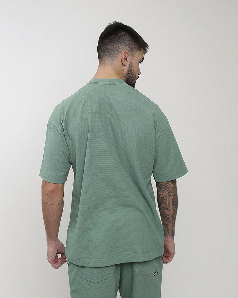 Camiseta Mas. Big Oversized BS - Verde – bscross